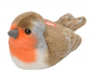 Rödhake med fågelläte, 14cm - Wild Republic
