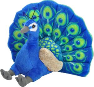 Påfågel, 30cm - Wild Republic